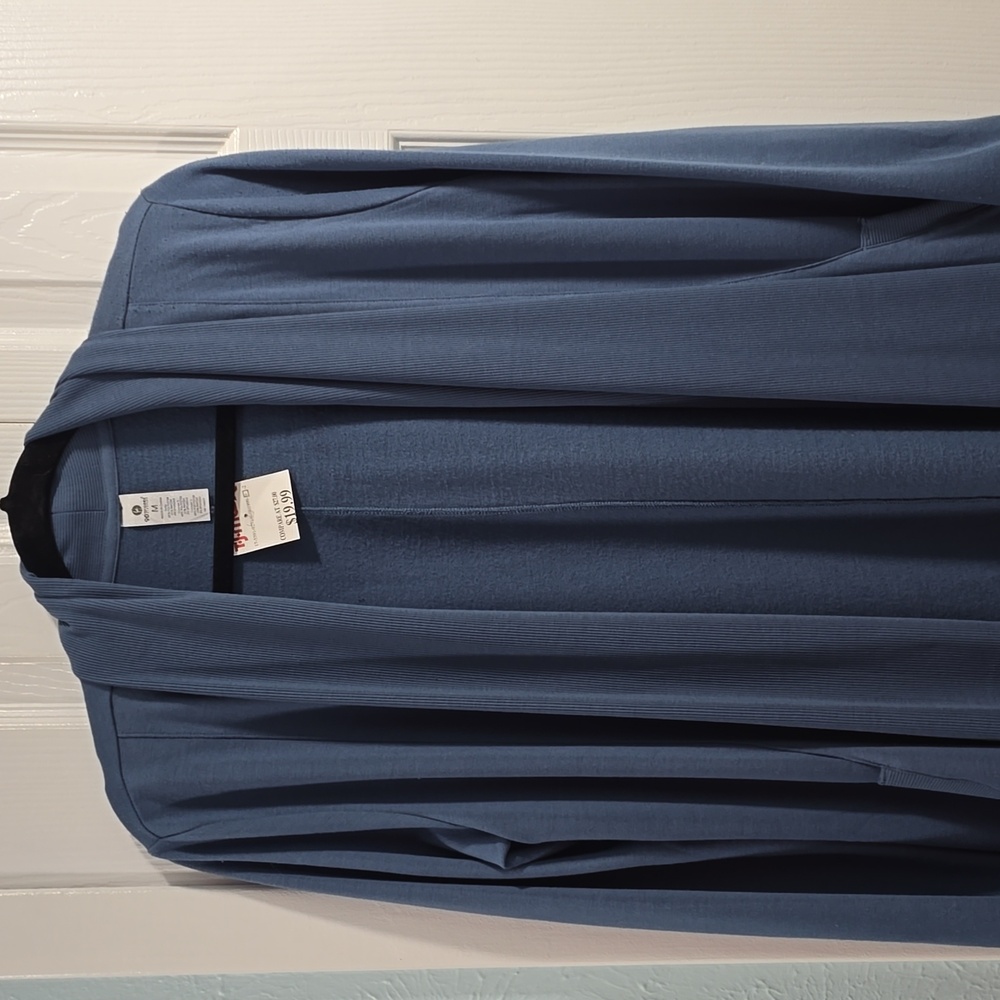 90 Degree by Reflex Medium Long Blue Cardigan - Picture 2 of 12